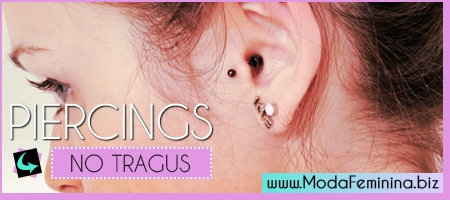 fotos, dicas e cuidados com piercing no tragus