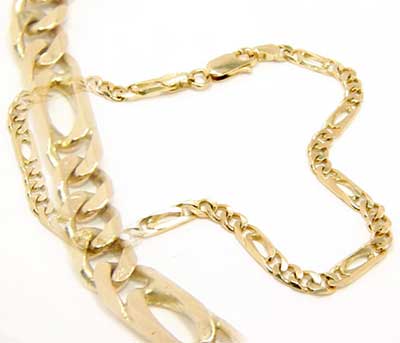 Pulseiras de Ouro 3 pulseiras de ouro da moda