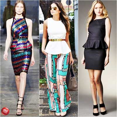 blusas peplum1 sugestões de roupas peplum