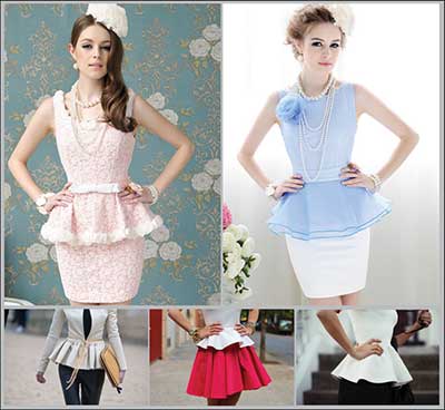 looks românticos dicas de blusas peplum