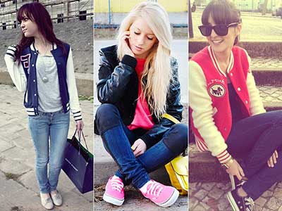 modelos de blusas college 