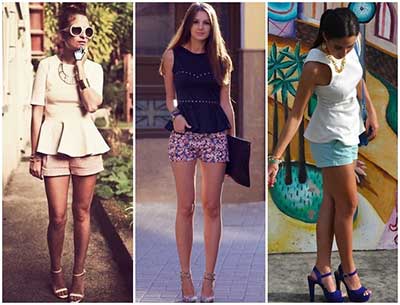 para festas modelos de blusas peplum