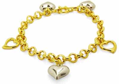 pulseira com coração1 dicas de pulseiras da moda