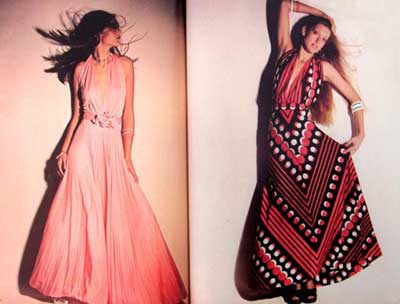 vestidos inspirados na moda anos 60