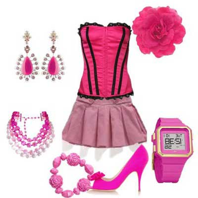 com acessórios2 look completo