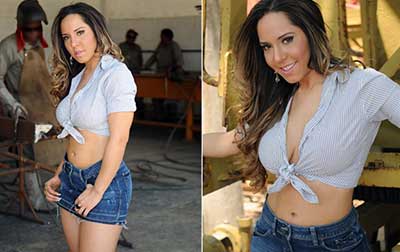 Mulheres de Shortinho imagens ilustrativas