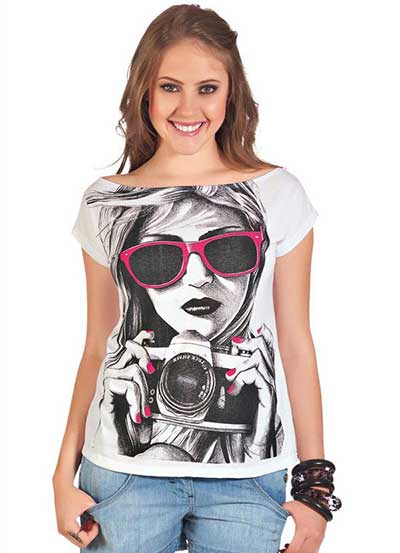 camisetas legais femininas