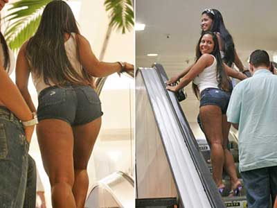 escada rolante dicas de shorts femininos