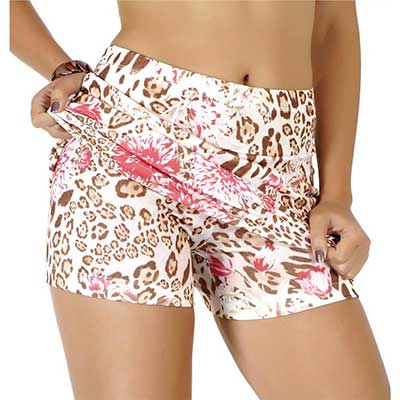 short saia para academia