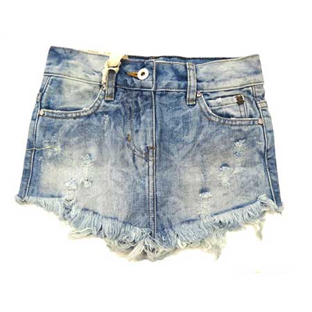 saia jeans de bico