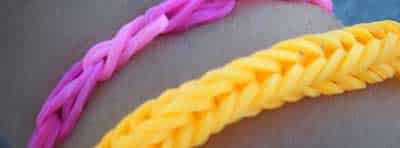 duas cores pulseiras de elásticos da moda