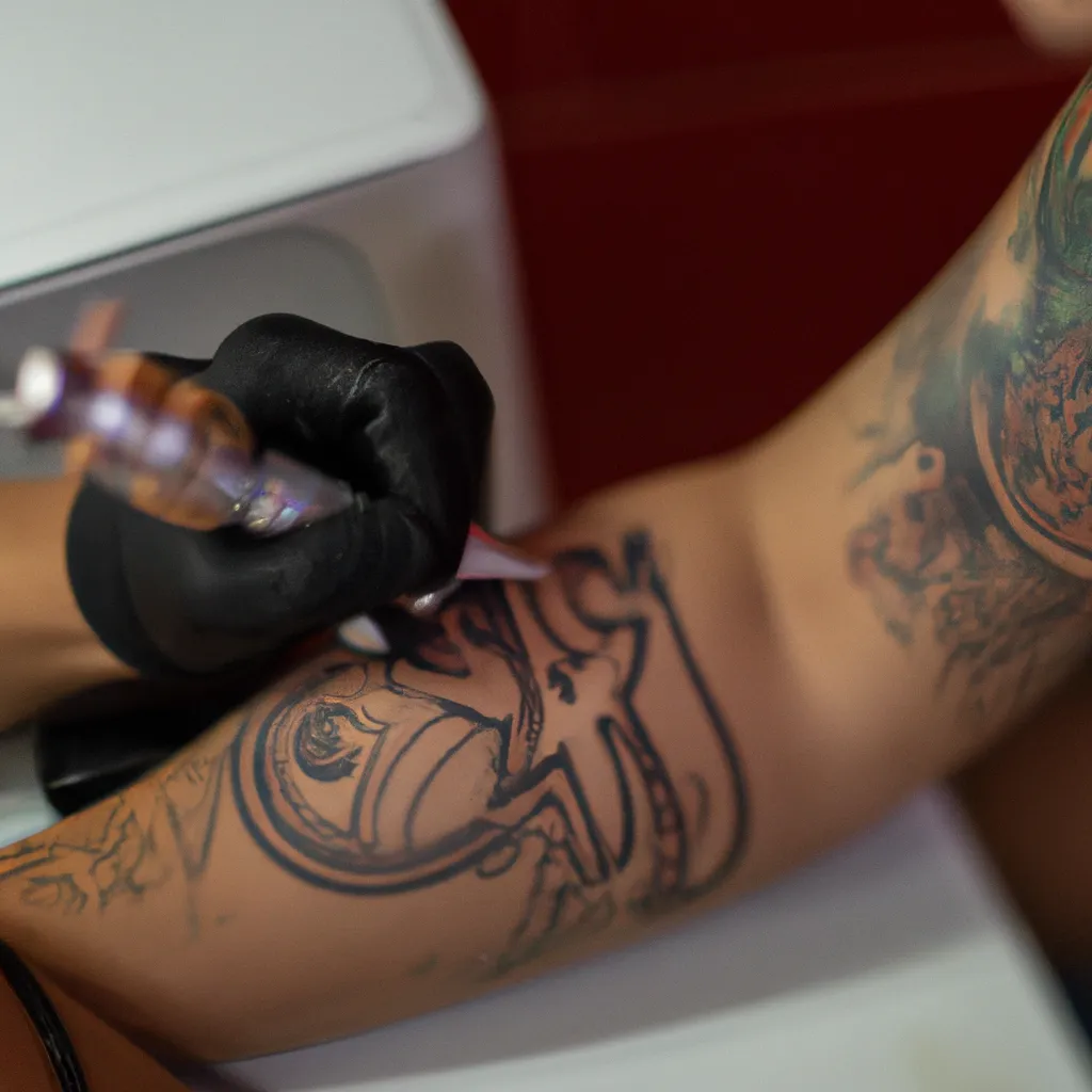 Ilustracao Como remover uma tatuagem