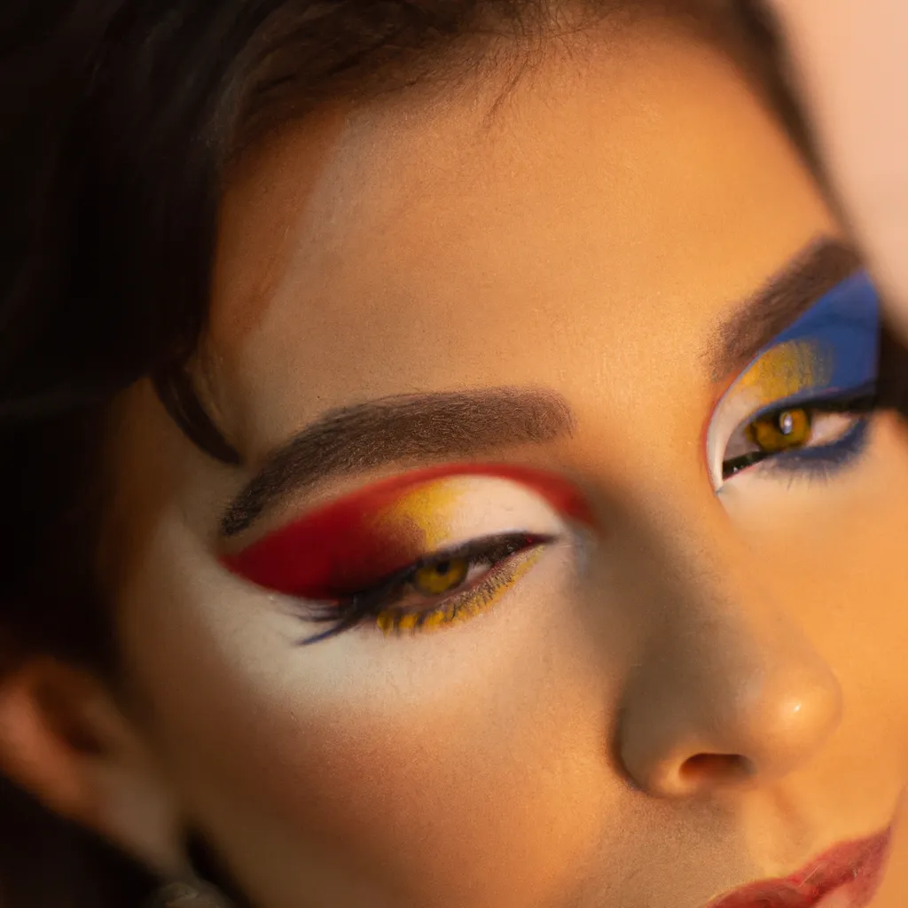 Ilustracao Maneiras criativas de usar sombras coloridas nos olhos
