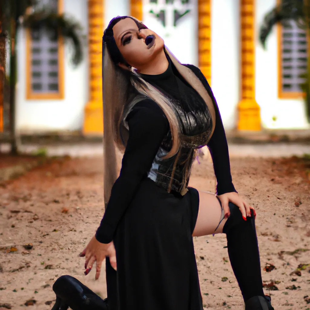 Ilustracao Tendencias de inverno em moda gotica