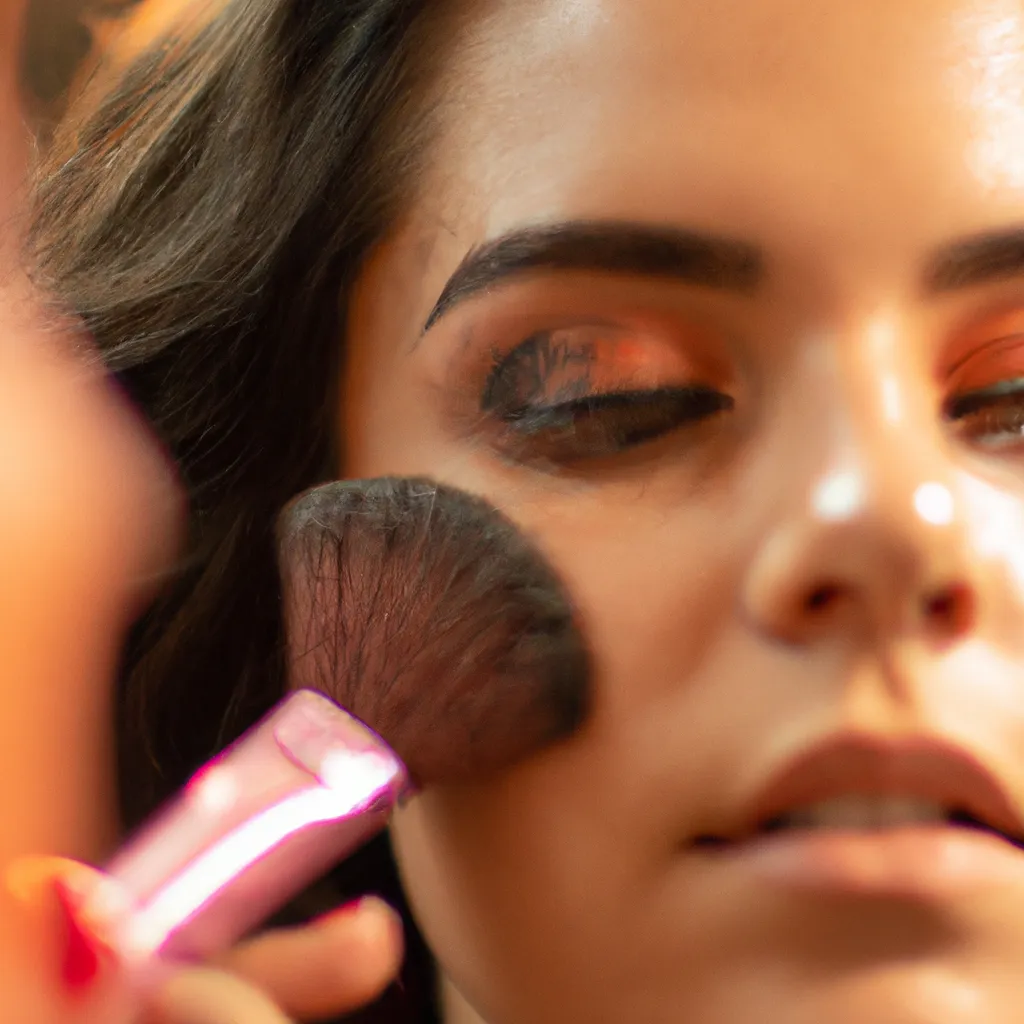 Imagem Usando o blush corretamente