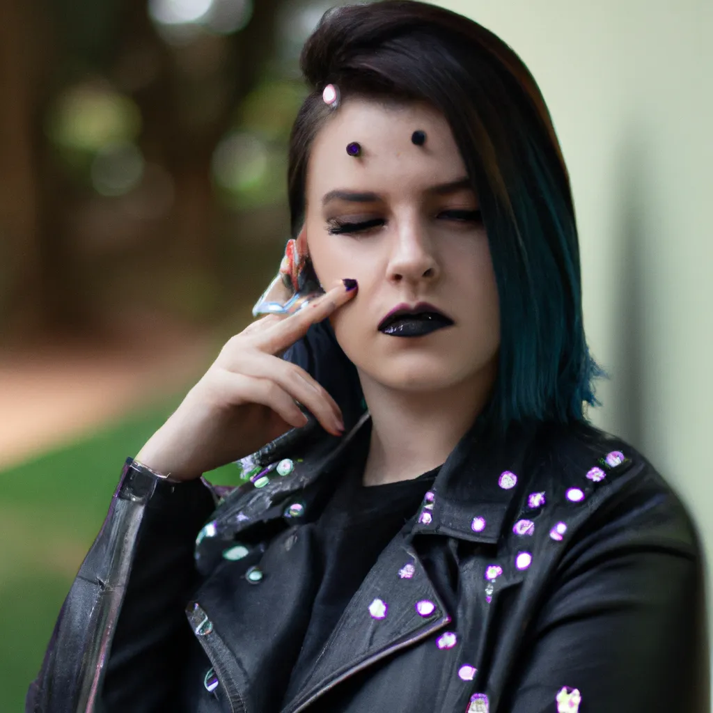 Imagem Usando tachas para adicionar atitude a sua roupa Gotic.
