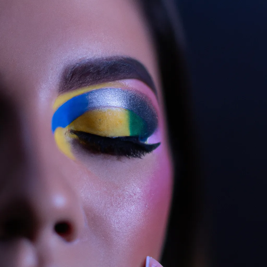 Imagens Maneiras criativas de usar sombras coloridas nos olhos