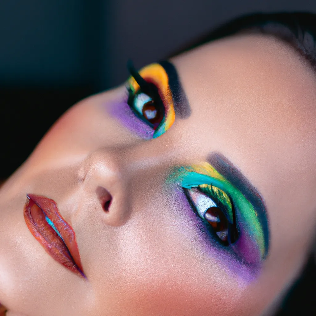 Tutorial Maneiras criativas de usar sombras coloridas nos olhos 1