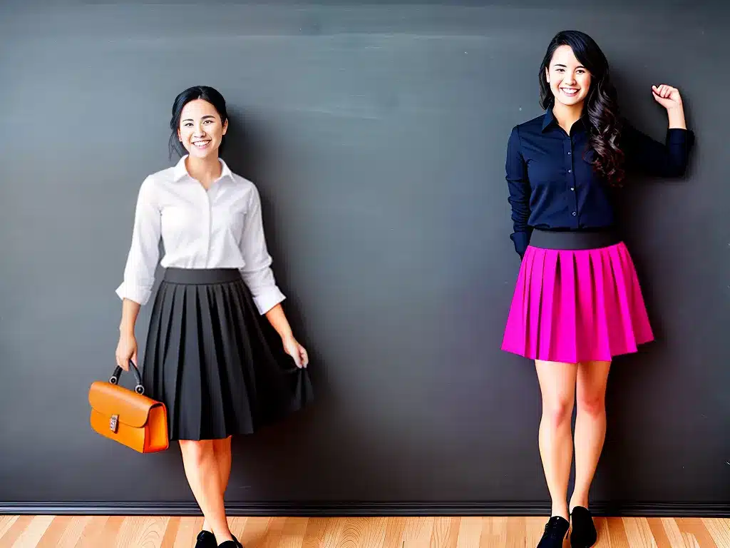 Dicas a importancia das saias no guarda roupa das professoras 4