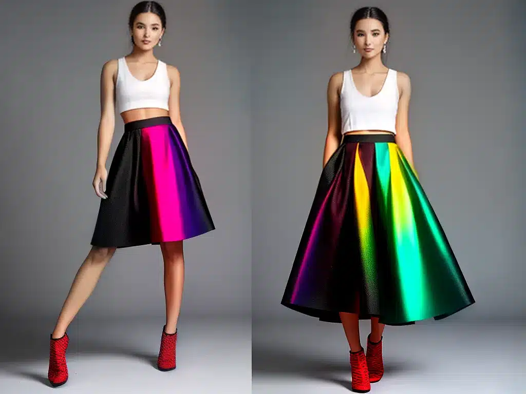 Dicas a influencia das saias na moda monocromatica 2
