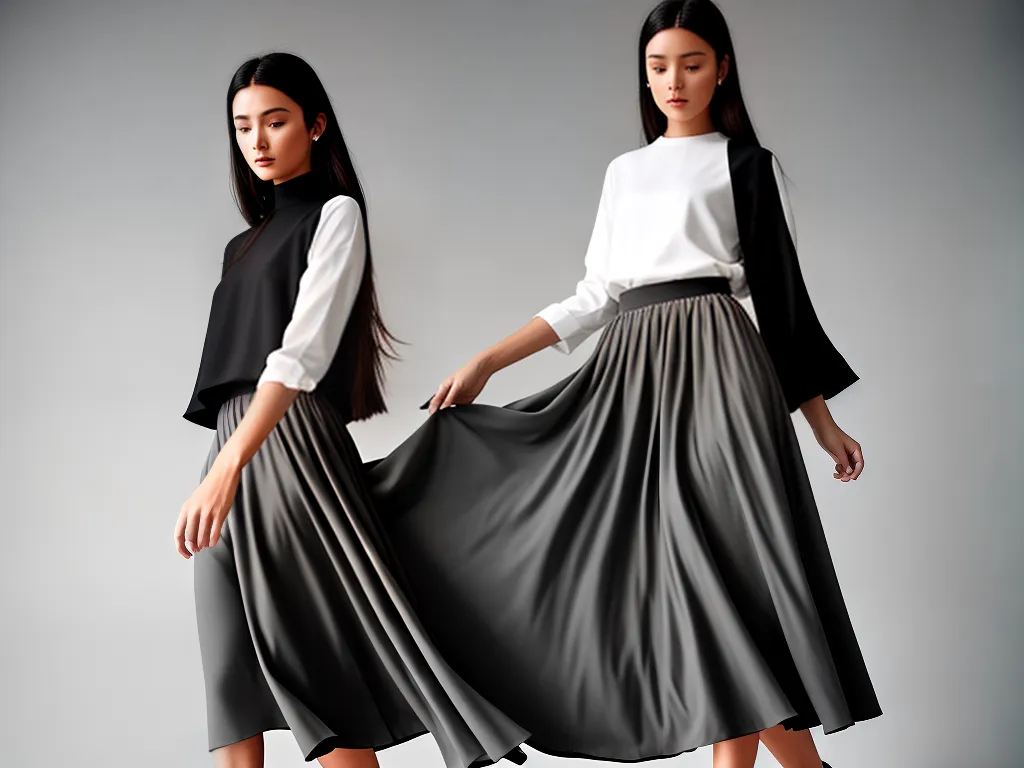 Dicas a influencia das saias na moda monocromatica 3