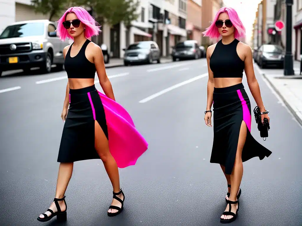 Dicas a moda das saias de neoprene 4