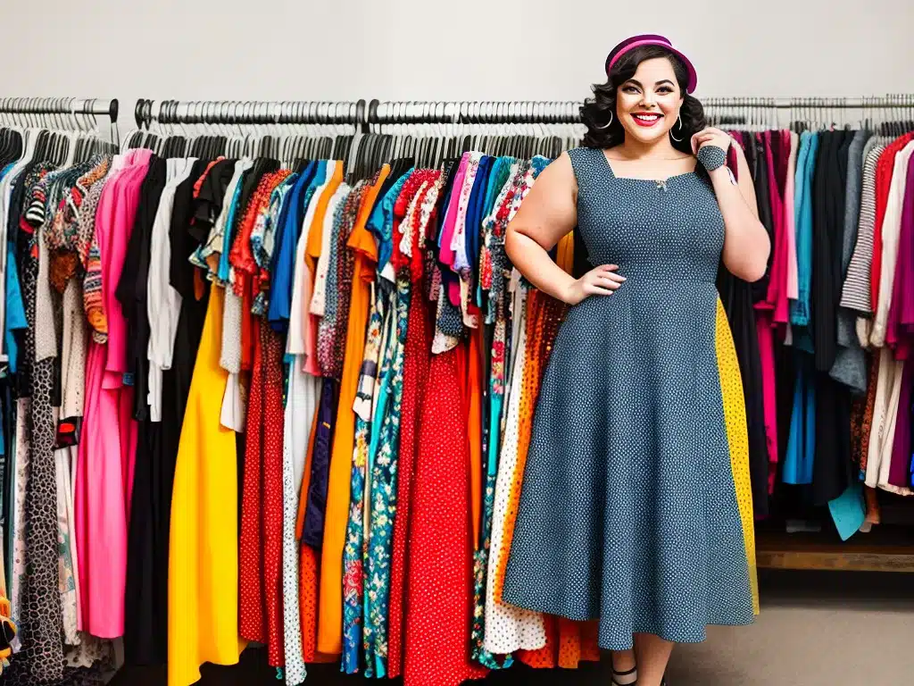 Dicas brechos roupas vintage publico plus size 4