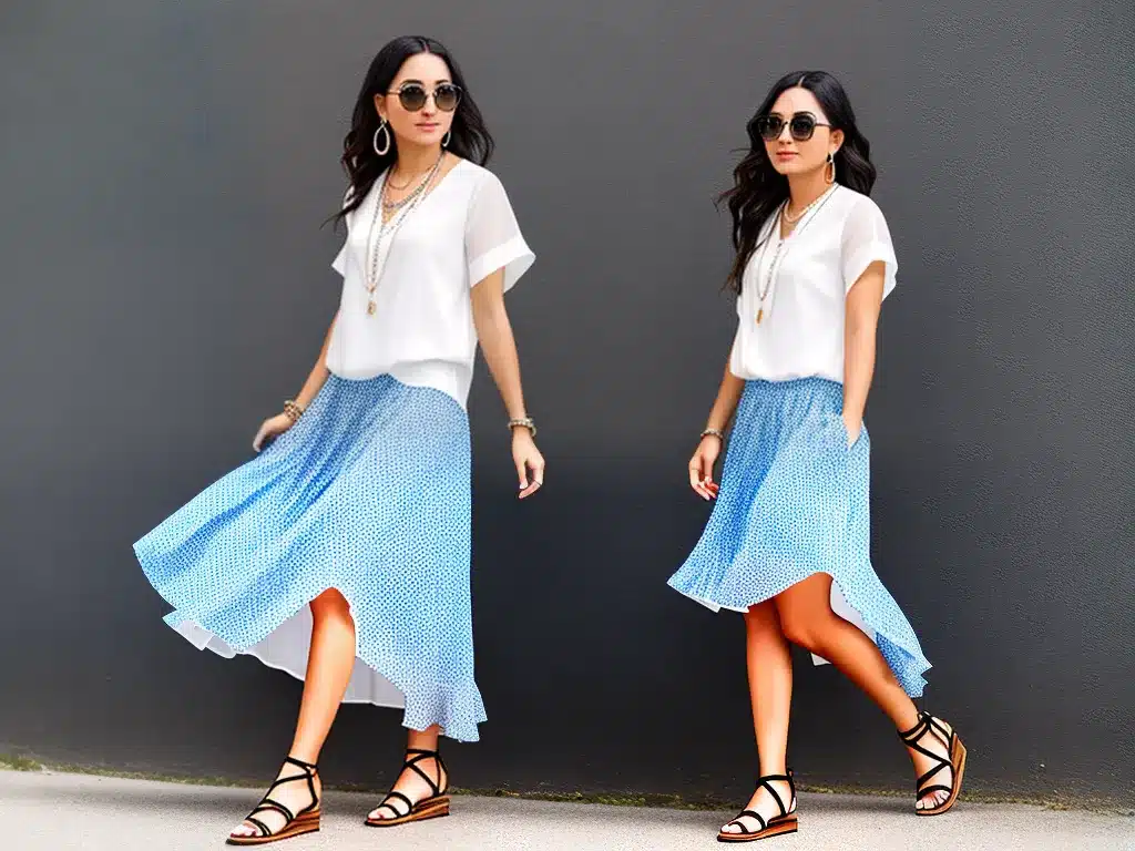 Dicas dicas de estilo para saias com estampas de ondas 3