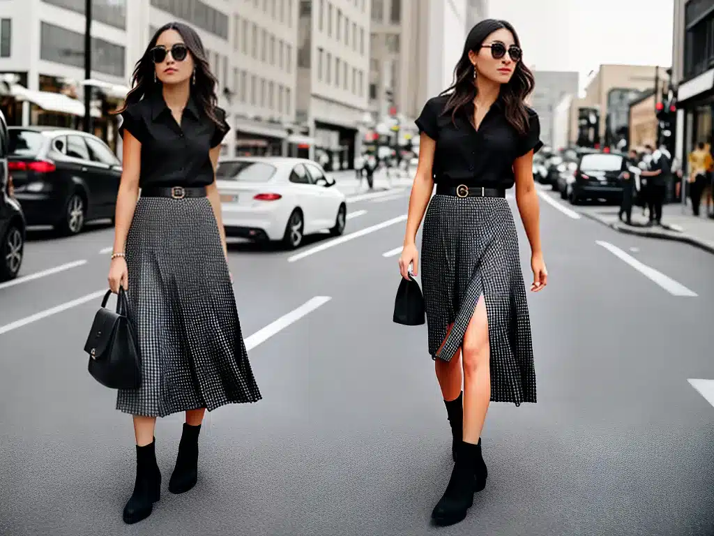 Dicas dicas estilo saias estampas xadrez 3