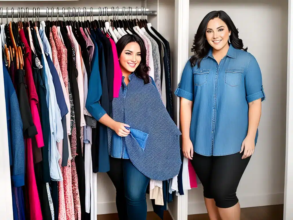 Dicas guarda roupa plus size materiais diferentes 4