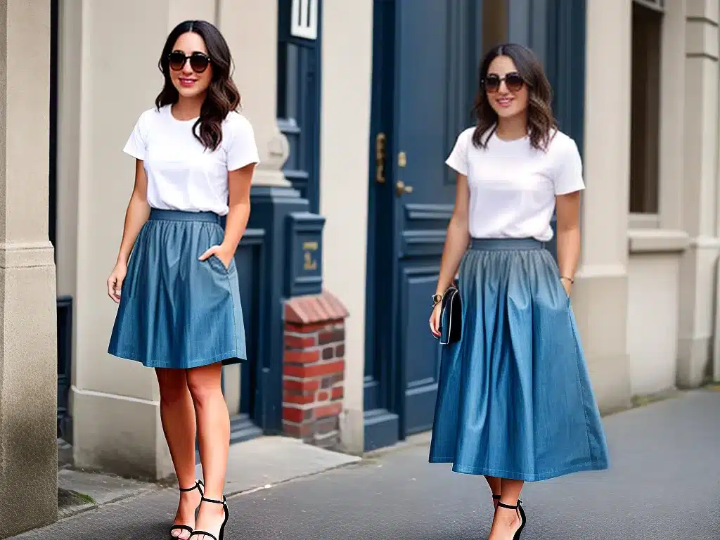 Dicas historia saias chambray como usar 4