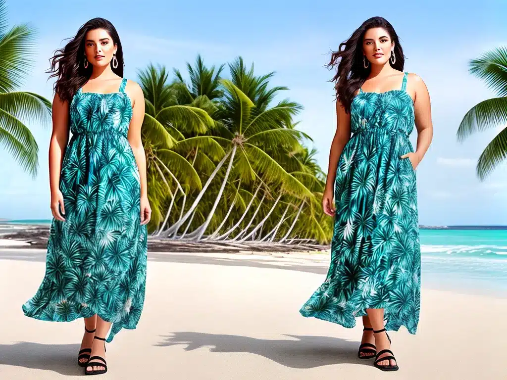 Dicas moda plus size estampas paisagens cenarios 2