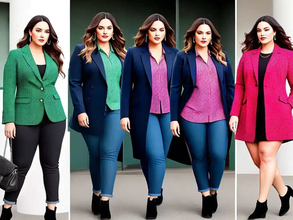 Dicas moda plus size estampas xadrez 4