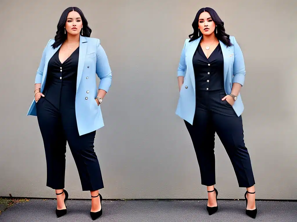 Dicas plus size alfaiataria combinacao 4