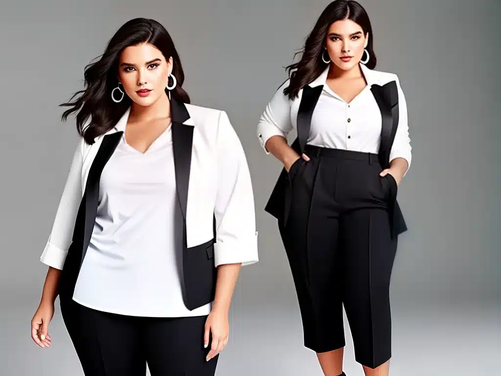 Dicas plus size alfaiataria combinacao