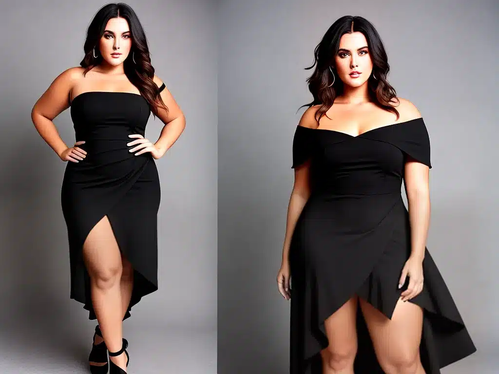 Dicas roupas plus size cortes assimetricos 3