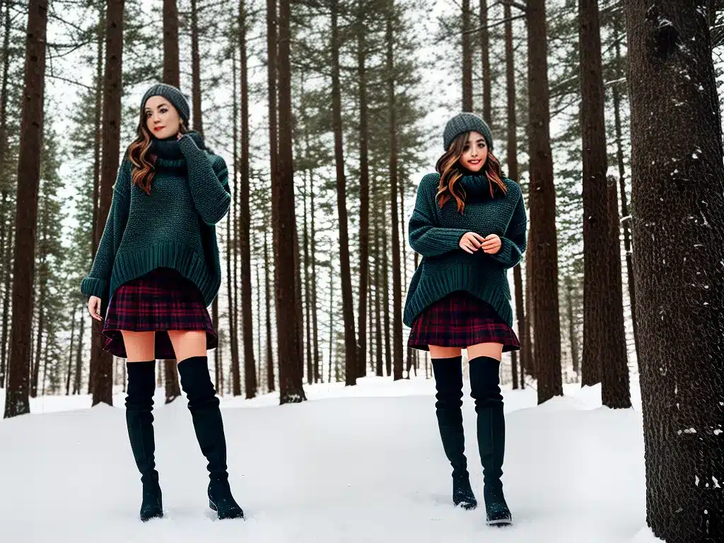 Dicas saias botas combinacao inverno 4