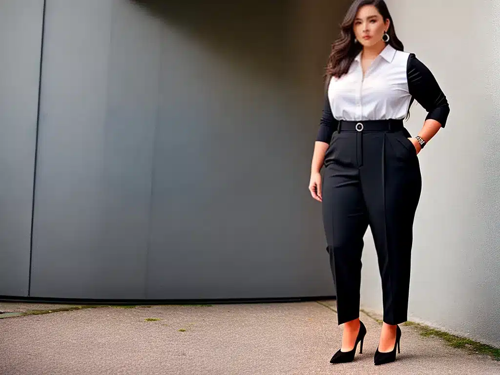 Dicas usando calcas de cintura alta no corpo plus size 4