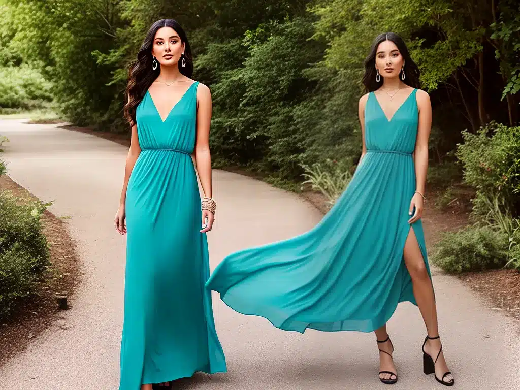 Dicas vestidos mulheres rosto retangular harmonia beleza 3