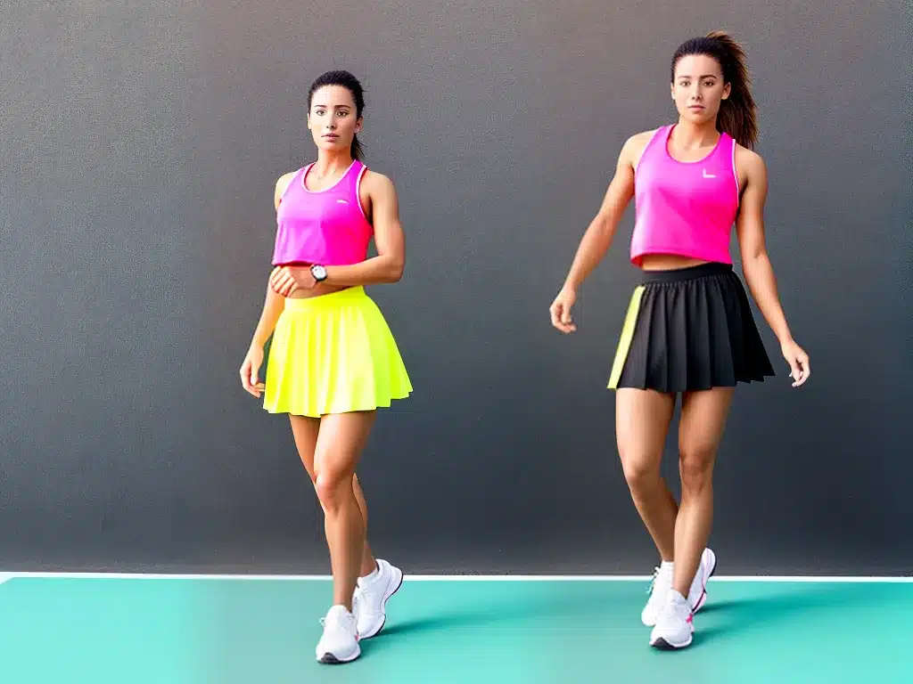Fotos a influencia das saias na moda esportiva 1
