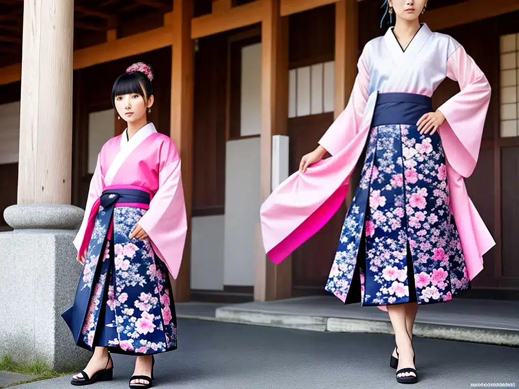 Fotos a influencia das saias na moda japonesa 2