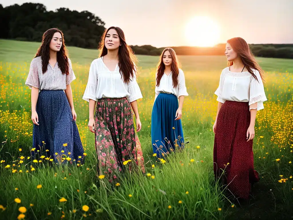 Fotos as saias e o universo do indie folk