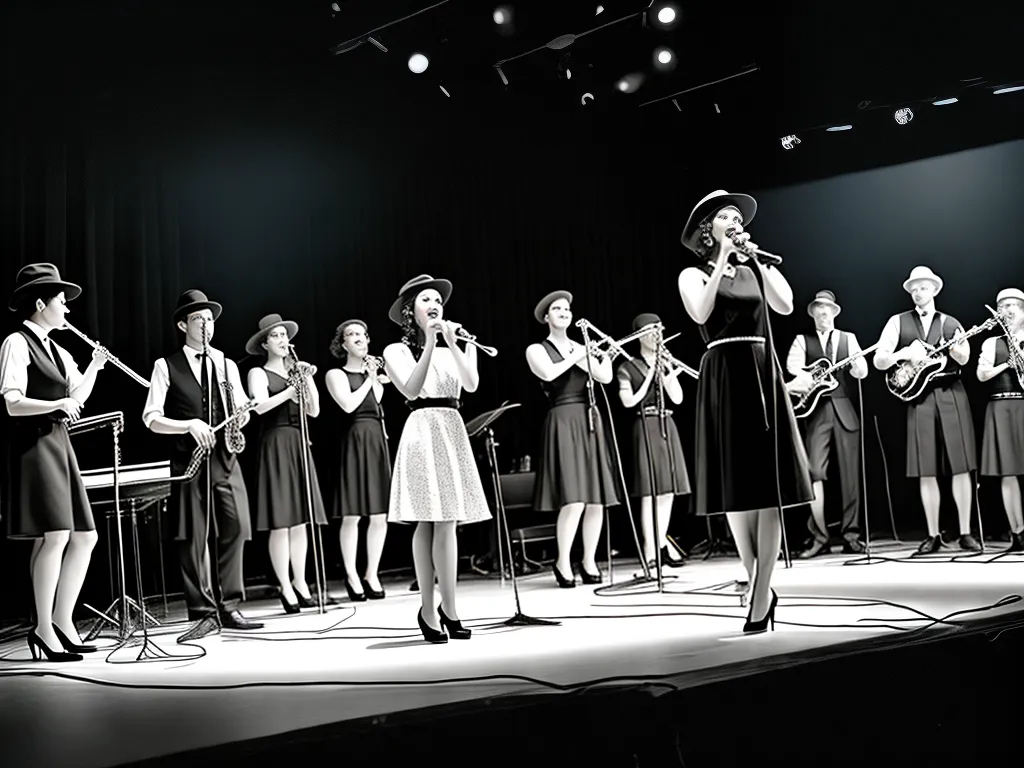 Fotos as saias e o universo do jazz 3