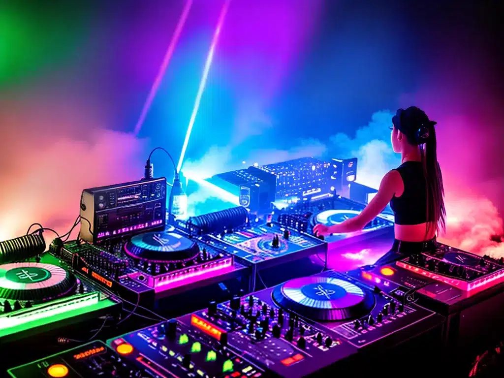 Fotos as saias e o universo do techno 3