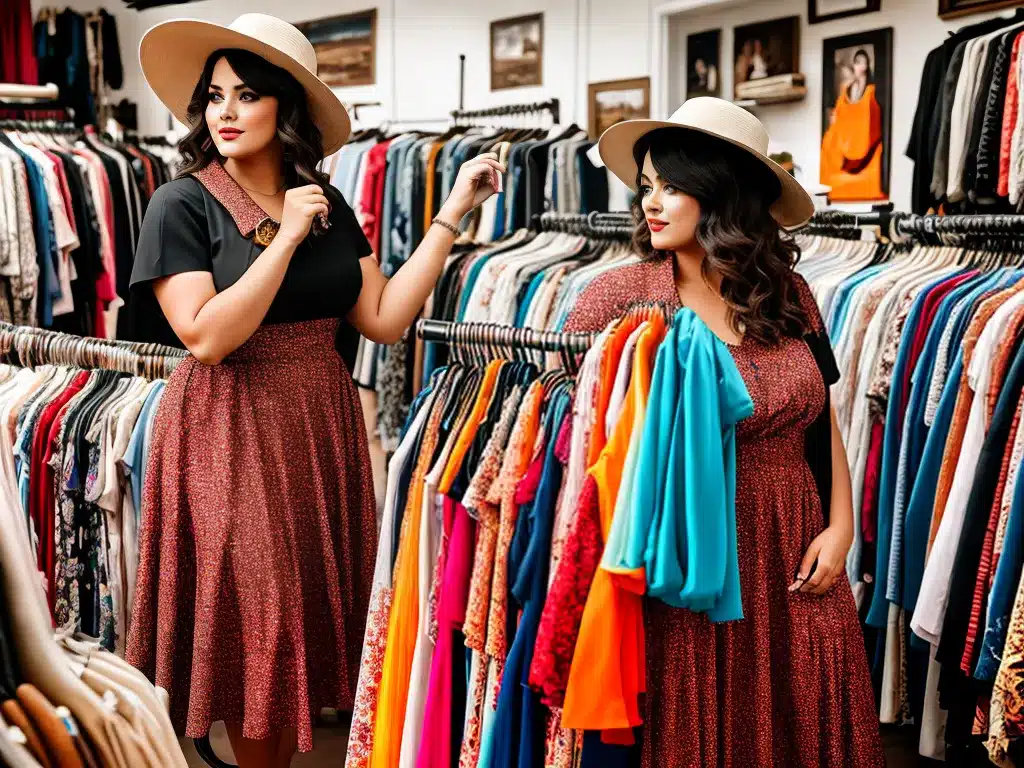 Fotos brechos roupas vintage publico plus size 2 2