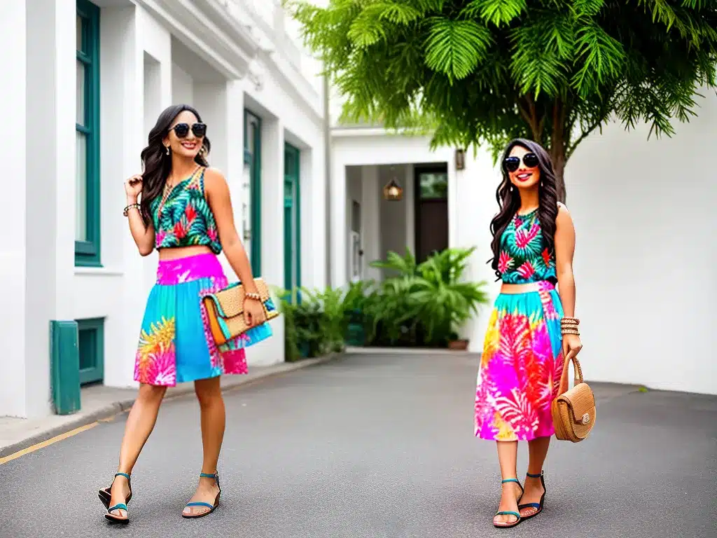 Fotos dicas estilo saias estampas tropicais 3