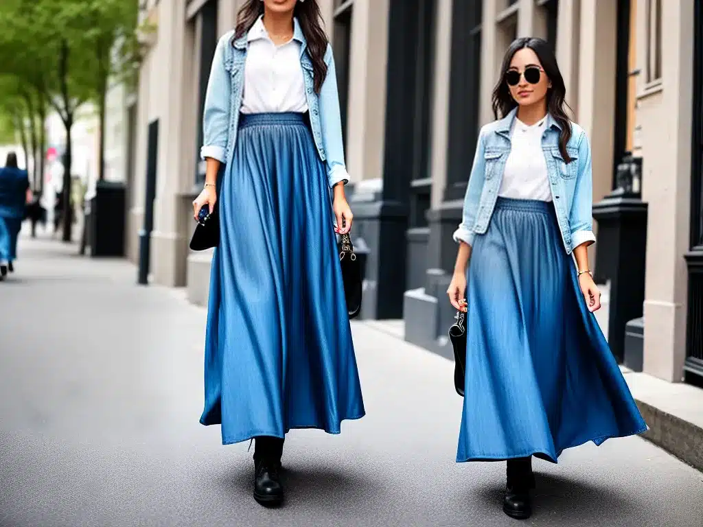 Fotos saias longas dicas de estilo para todas as estacoes 4