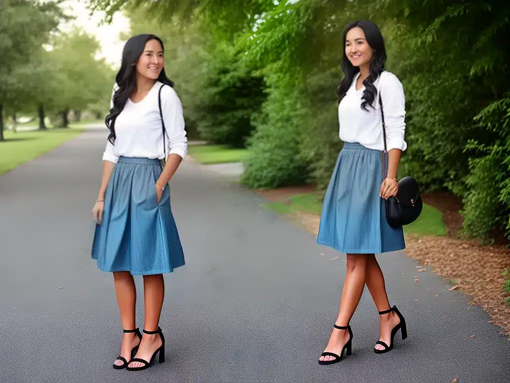 Ideias A historia das saias de chambray e como usa las 4 Ideias A historia das saias de chambray e como usa las 4