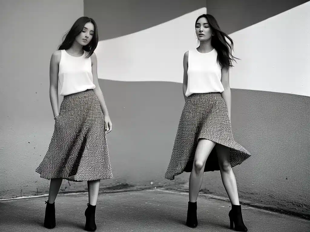 Ideias A influencia das saias na moda monocromatica 4