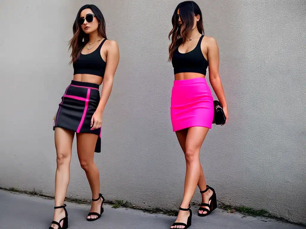 Ideias A moda das saias de neoprene 4 1